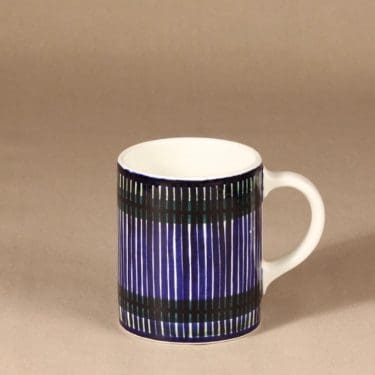 Arabia GOG haarikka, käsinmaalattu, suunnittelija Gunvor Olin-Grönqvist, käsinmaalattu, käsinmaalattu, signeerattu