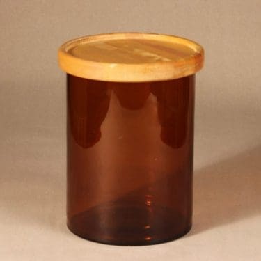 Nuutajärvi Purtilo jar with wooden lid design Kaj Franck