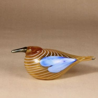 Nuutajärvi Vuosilintu 2004, Sinisotka, suunnittelija Oiva Toikka, Sinisotka, signeerattu