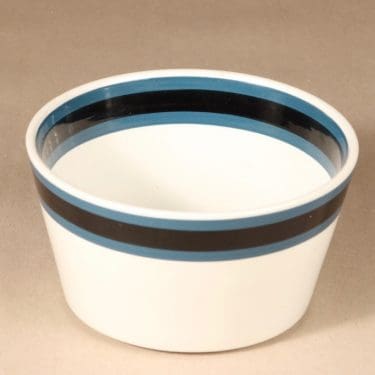 Arabia Kemi kulho, raitakoriste, suunnittelija Olga Osol, raitakoriste, raitakoriste