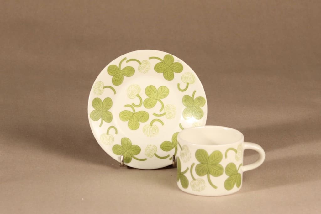 Arabia Apila coffee cup, green, Birger Kaipiainen 2