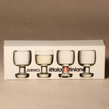 Iittala Jurmo snapsilasi, 6 cl, 4 kpl, suunnittelija Timo Sarpaneva, 6 cl, 6 cl