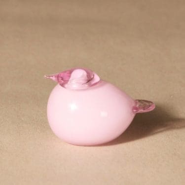 Nuutajärvi lintu , Kuukunen, suunnittelija Oiva Toikka, Kuukunen, signeerattu, pieni