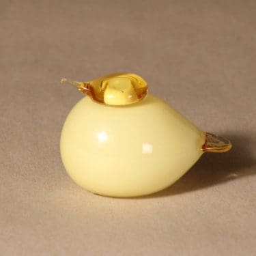 Nuutajärvi lintu , Kuukunen, suunnittelija Oiva Toikka, Kuukunen, signeerattu, pieni