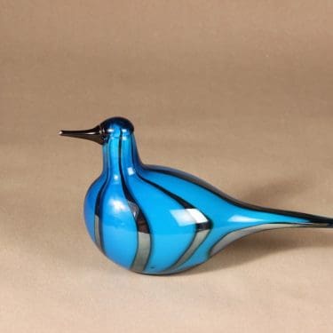 Nuutajärvi lintu , Taivaanvuohi, suunnittelija Oiva Toikka, Taivaanvuohi, signeerattu