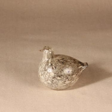 Nuutajärvi lintu , yrityslintu, suunnittelija Oiva Toikka, yrityslintu, yrityslintu, signeerattu