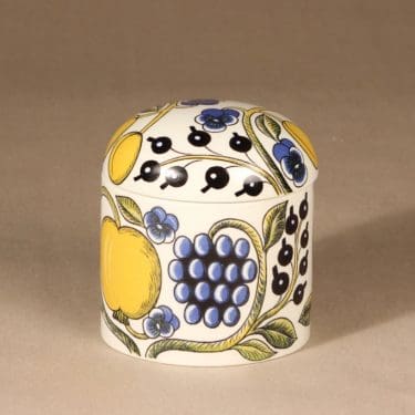 Arabia Paratiisi rasia, kannellinen, suunnittelija Birger Kaipiainen, kannellinen, serikuva, soikea