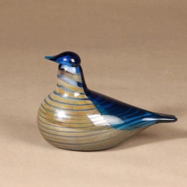 Nuutajärvi Siniselkä, Vuosilintu 2001, suunnittelija Oiva Toikka, Vuosilintu 2001, vuosilintu, signeerattu