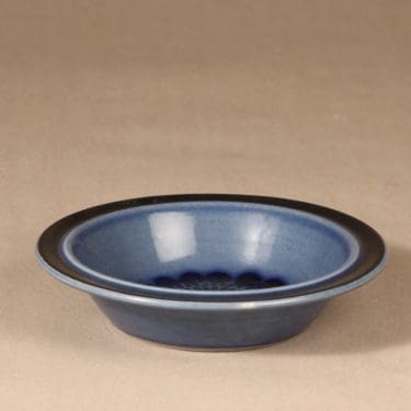 Arabia Kosmos lautanen, syvä, suunnittelija Gunvor Olin-Grönqvist, syvä, puhalluskoriste, kukka