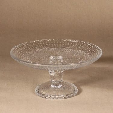 Riihimäen lasi Grapponia tarjoiluvati, jalallinen, suunnittelija Nanny Still, jalallinen, jalallinen