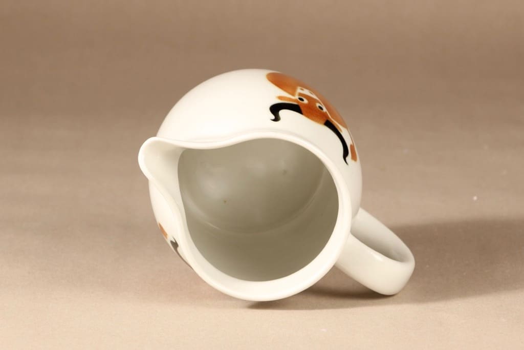 Arabia Heluna kaadin, 1 l, suunnittelija Anja Juurikkala, 1 l, 1 l, lehmä-aihe, puhalluskoriste kuva 2