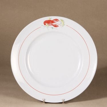 Arabia dinner plate Crayfish
