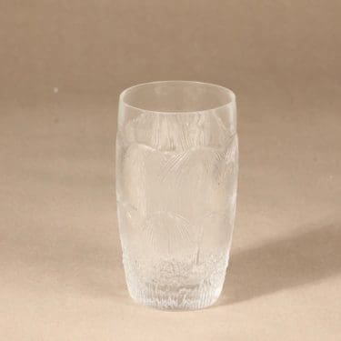 Nuutajärvi Pioni juomalasi, 36 cl, suunnittelija Oiva Toikka, 36 cl, Kukka-aihe