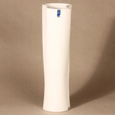 Arabia Zone maljakko, valkoinen, suunnittelija Kristina Riska,