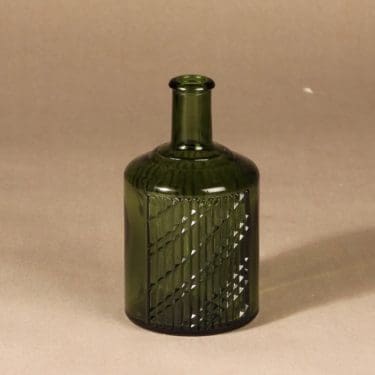 Riihimäen lasi Flindari karahvi, vihreä, suunnittelija Nanny Still,