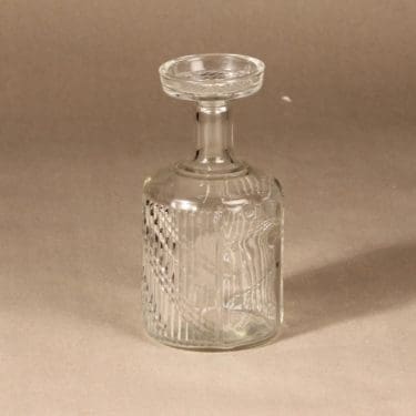 Riihimäen lasi Flindari karahvi, kirkas, suunnittelija Nanny Still,