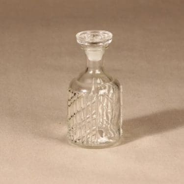 Riihimäen lasi Flindari karahvi, pieni, suunnittelija Nanny Still, pieni