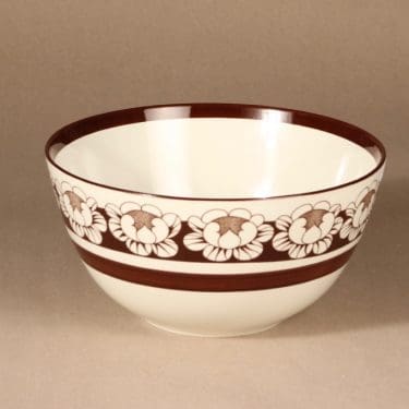 Arabia Katrilli kulho, ruskea, suunnittelija Esteri Tomula, serikuva