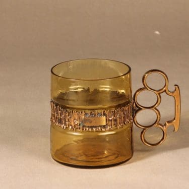 Turun Hopea/Kumela 1044/S tuoppi, 65 cl, suunnittelija Pentti Sarpaneva, 65 cl, pronssivanne