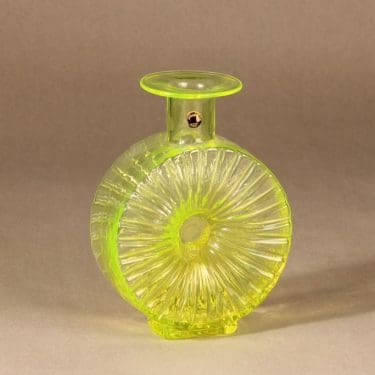 Riihimäen lasi Aurinkopullo koristepullo, Koko 2/4, suunnittelija Helena Tynell, Koko 2/4,