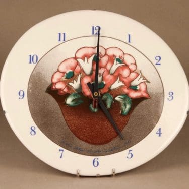 Arabia  clock Flower time designer Heljä Liukko-Sundström 