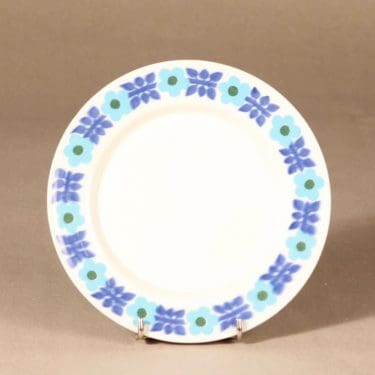 Arabia Ahmet lautanen, pieni, suunnittelija Raija Uosikkinen, pieni, serikuva, kukka