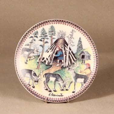 Arabia seinälautanen , Lappi, suunnittelija Andreas Alariesto, Lappi, serikuva