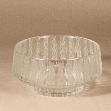 Iittala Vellamo kulho, kirkas, suunnittelija Valto Kokko,