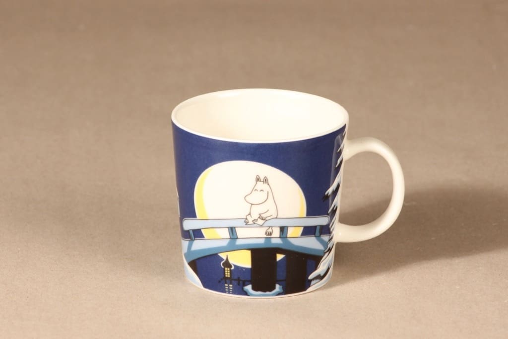 Arabia Moomin mug Winter night designer Tove Slotte
