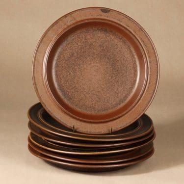 Arabia Ruska lautanen, matala, 6 kpl, suunnittelija Ulla Procope, matala