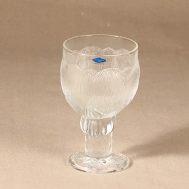 Nuutajärvi Pioni olutlasi, 30 cl, suunnittelija Oiva Toikka, 30 cl