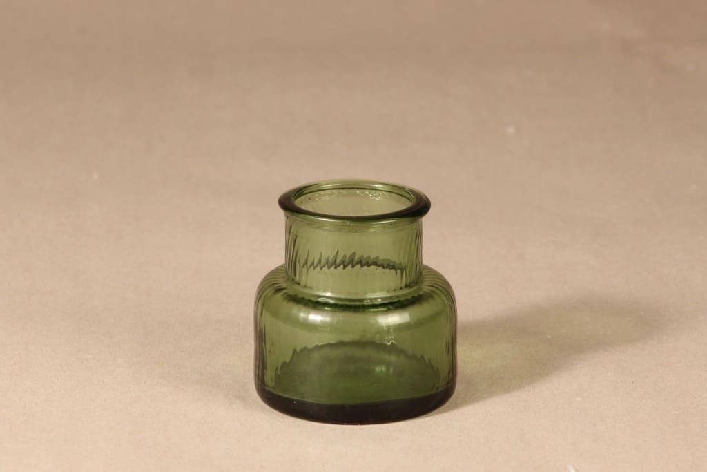 Riihimäen lasi Neptuna can, signed, designer Nanny Still