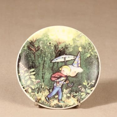 Arabia seinälautanen, suunnittelija Maileena Kurkinen, serikuva, kissa