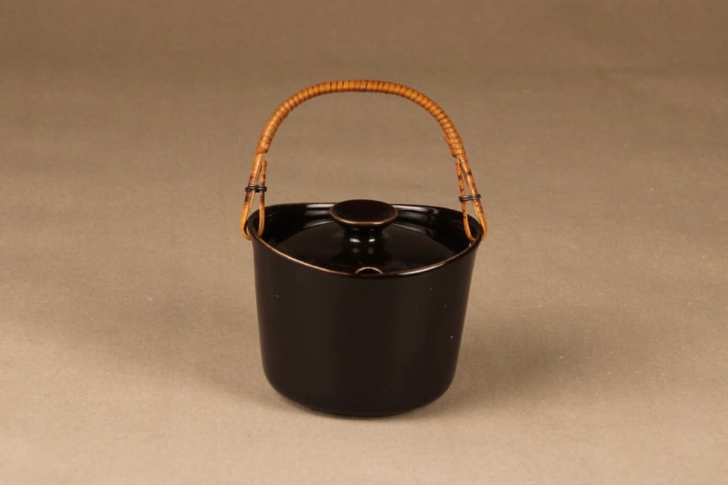 Arabia AL marmelaadirasia, ruskea, suunnittelija Ulla Procope, koristelematon