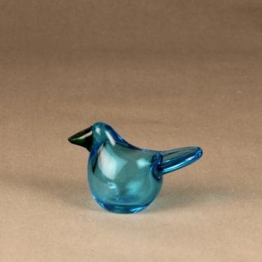 Nuutajärvi lintu , Sieppo, suunnittelija Oiva Toikka, Sieppo, signeerattu