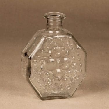 Riihimäen lasi 1720 koristepullo, Stella polaris, suunnittelija Nanny Still, Stella polaris