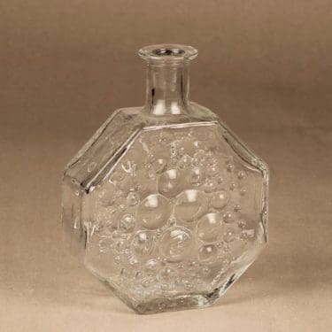 Riihimäen lasi 1720 koristepullo, Stella polaris, suunnittelija Nanny Still, Stella polaris