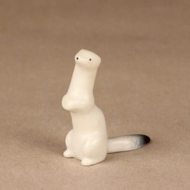 Arabia figuuri, lumikko, suunnittelija Raili Eerola, lumikko, pieni