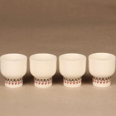 Arabia snapsilasit, 4 kpl, suunnittelija Andreas Alariesto,