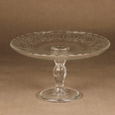 Nuutajärvi Apila tarjoilulautanen, jalallinen, suunnittelija , jalallinen, kukka, jalallinen