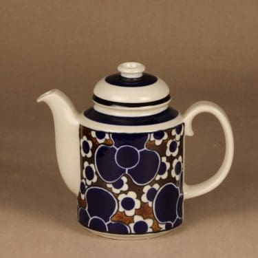 Arabia Saara kahvikaadin, 1 l, suunnittelija Anja Jaatinen-Winquist, 1 l, serikuva