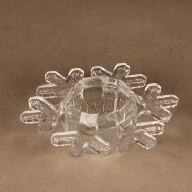 Iittala 2600 tuikkulyhty, Snow Crystal, suunnittelija Valto Kokko, Snow Crystal