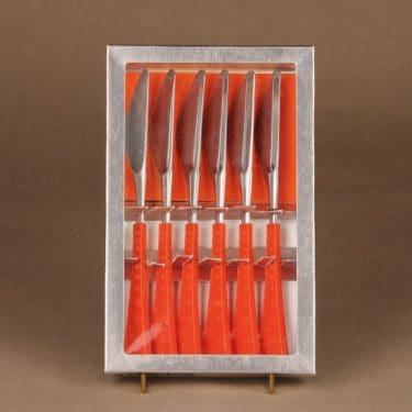 Hackman Colorina lusikka, oranssi, suunnittelija Nanny Still,