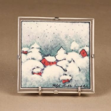 Arabia seinälaatta Tähtien yössä designer Heljä Liukko-Sundström