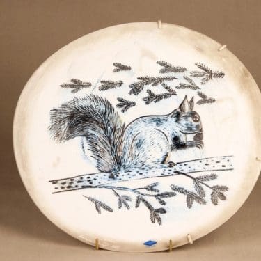 Nuutajärvi Fauna Fennica seinätaulu, suunnittelija Oiva Toikka, signeerattu