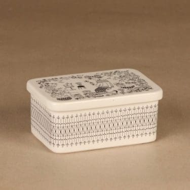 Arabia Emilia jar with lid designer Raija Uosikkinen