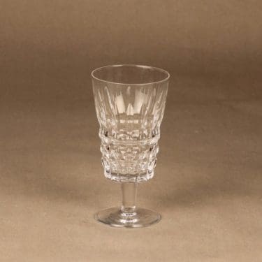 Riihimäen lasi Polar olutlasi, jalallinen, suunnittelija Aimo Okkolin, jalallinen