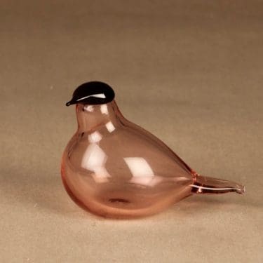 Nuutajärvi lintu , Tiltti, suunnittelija Oiva Toikka, Tiltti, signeerattu