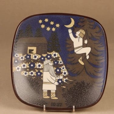 Arabia Kalevala annual plate 1987 designer Raija Uosikkinen