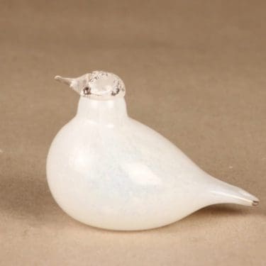 Nuutajärvi Tirri, signeerattu, suunnittelija Oiva Toikka, signeerattu, lintu